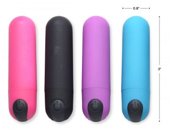 Vibrating Bullet with Remote Control - Pink