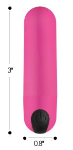 Vibrating Bullet with Remote Control - Pink - Image 3