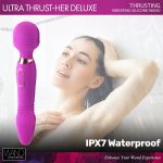Ultra Thrust-Her Deluxe Thrusting and Vibrating Silicone Wand - Image 6