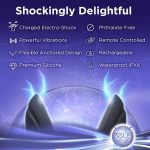 64X Electro-Spread Vibrating and Estim Silicone Butt Plug - Image 10