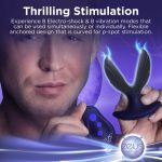 64X Electro-Spread Vibrating and Estim Silicone Butt Plug - Image 9