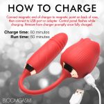 10X Romping Rose Suction and Thrusting Vibrator - Image 5