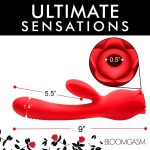 Blooming Bunny Sucking and Thrusting Silicone Rabbit Vibrator - Image 10