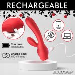 Blooming Bunny Sucking and Thrusting Silicone Rabbit Vibrator - Image 4