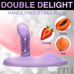 Thrust n' Grind Thrusting and Vibrating Silicone Sex Grinder - Image 11