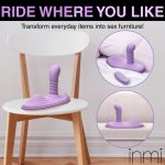 Thrust n' Grind Thrusting and Vibrating Silicone Sex Grinder - Image 6