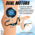 Vibrating Silicone Cock Ring and Anal Stimulator - Image 5