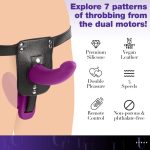 Double Take 10X Double Penetration Vibrating Strap-on Harness - Image 8
