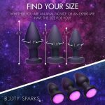 7X Light Up Rechargeable Anal Plug - Small - Image 9