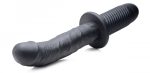 The Large Realistic 10X Silicone Vibrator with Handle - Image 7
