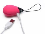 10X Silicone Vibrating Egg - Pink - Image 4