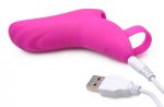 7X Finger Bang Her Pro Silicone Vibrator - Pink - Image 6